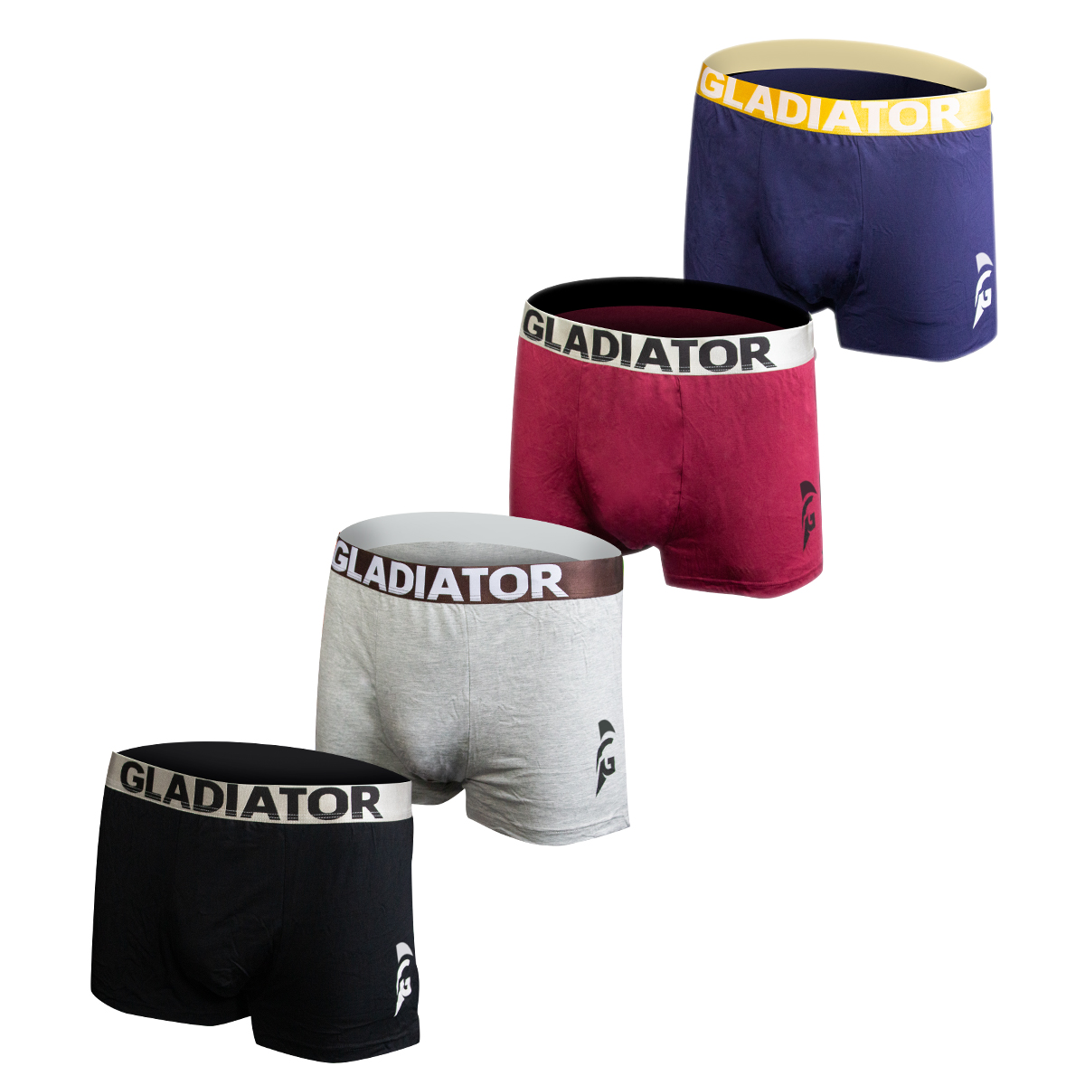Gladiator Sports Bamboe boxershorts 4-pack
