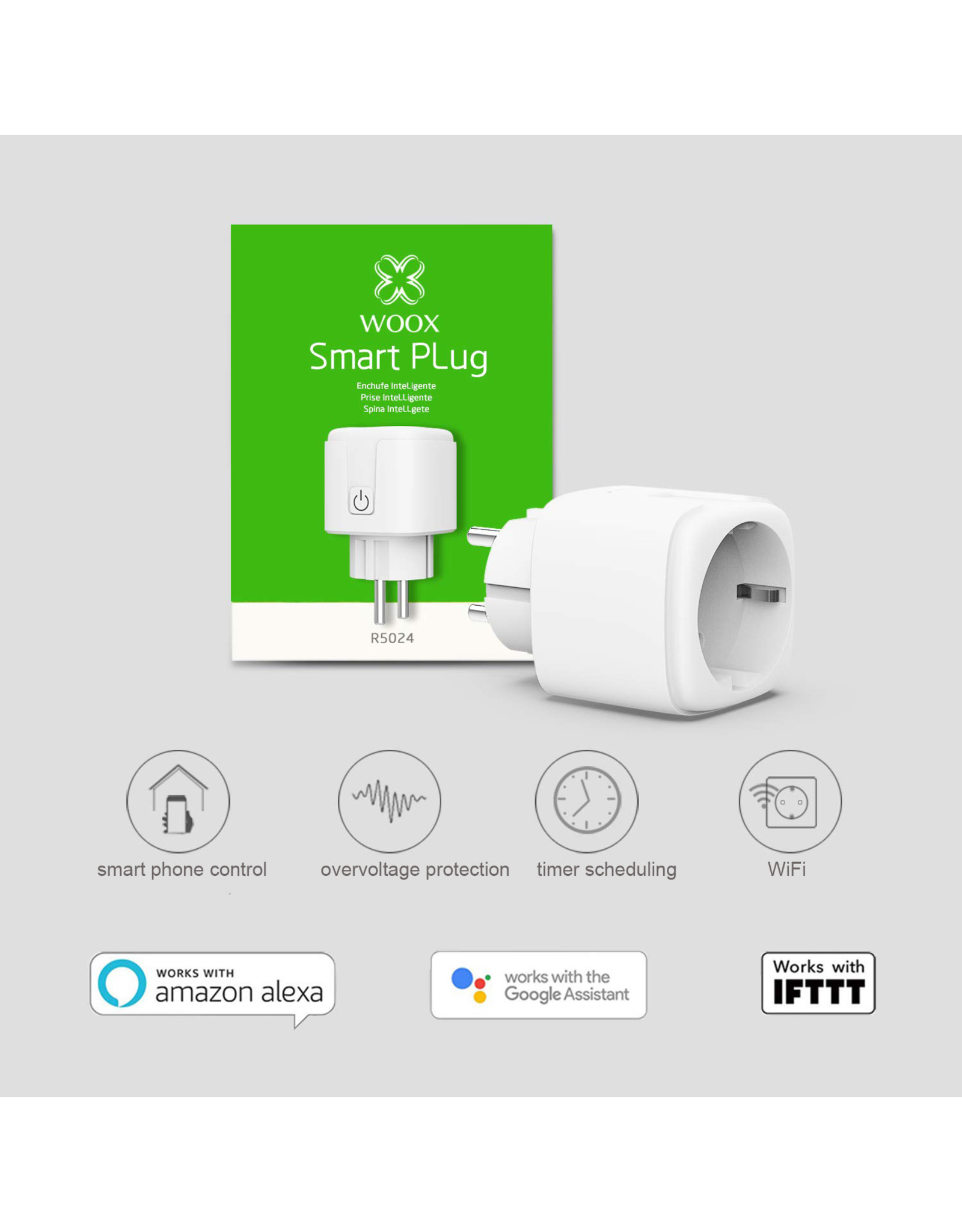 3pack Woox Smart Home Plugs