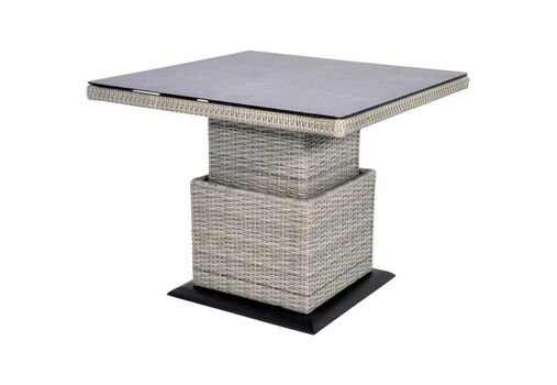 Loungetafel verstelbaar Soho Brick, 90x90cm